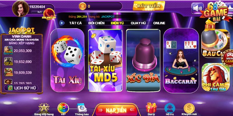 68 Game Bài là một điểm đến uy tín, đáng tin cậy để bạn tham gia