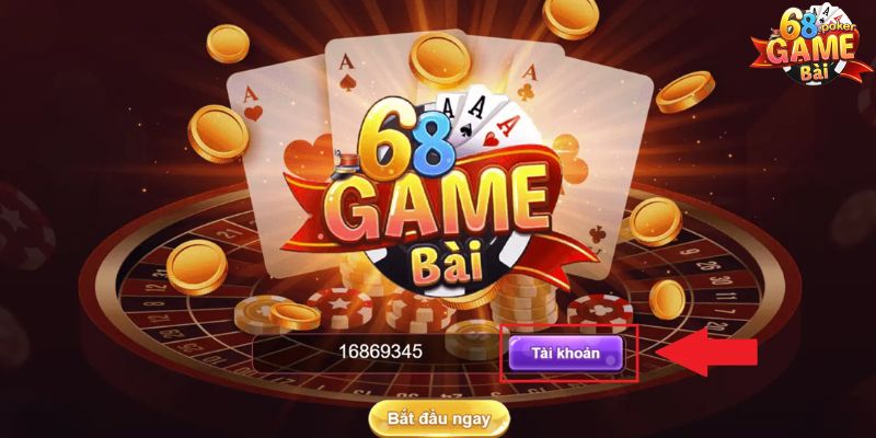 Đăng nhập siêu tốc với 2 bước căn bản tại 68 Game Bài