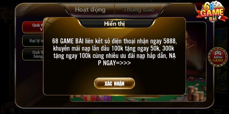 Hướng dẫn những cách nhận khuyến mãi 68 Game Bài siêu dễ